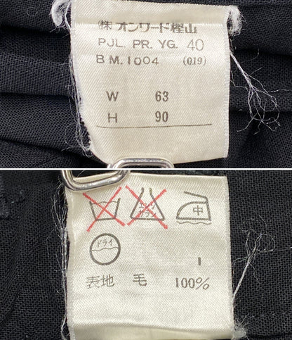 JEAN PAUL GAULTIER パンツ ウールスラックス ブラック レディース SIZE 40 ジャンポール・ゴルチェ