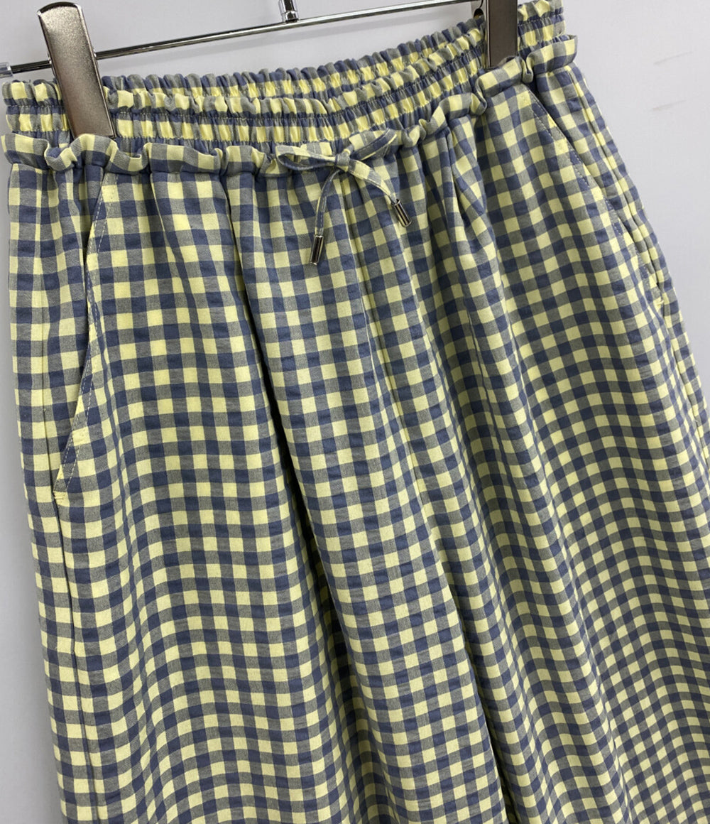 MAISON SPECIAL チェックタックイージーパンツ 21261465705 レディース SIZE 38 メゾンスペシャル