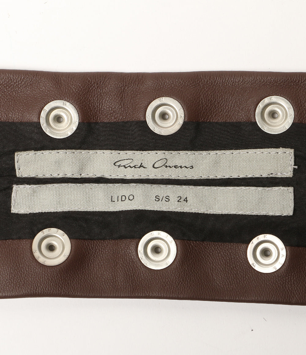 RICK OWENS 24ss LIDO レザーチョーカー レディース リックオウエンス