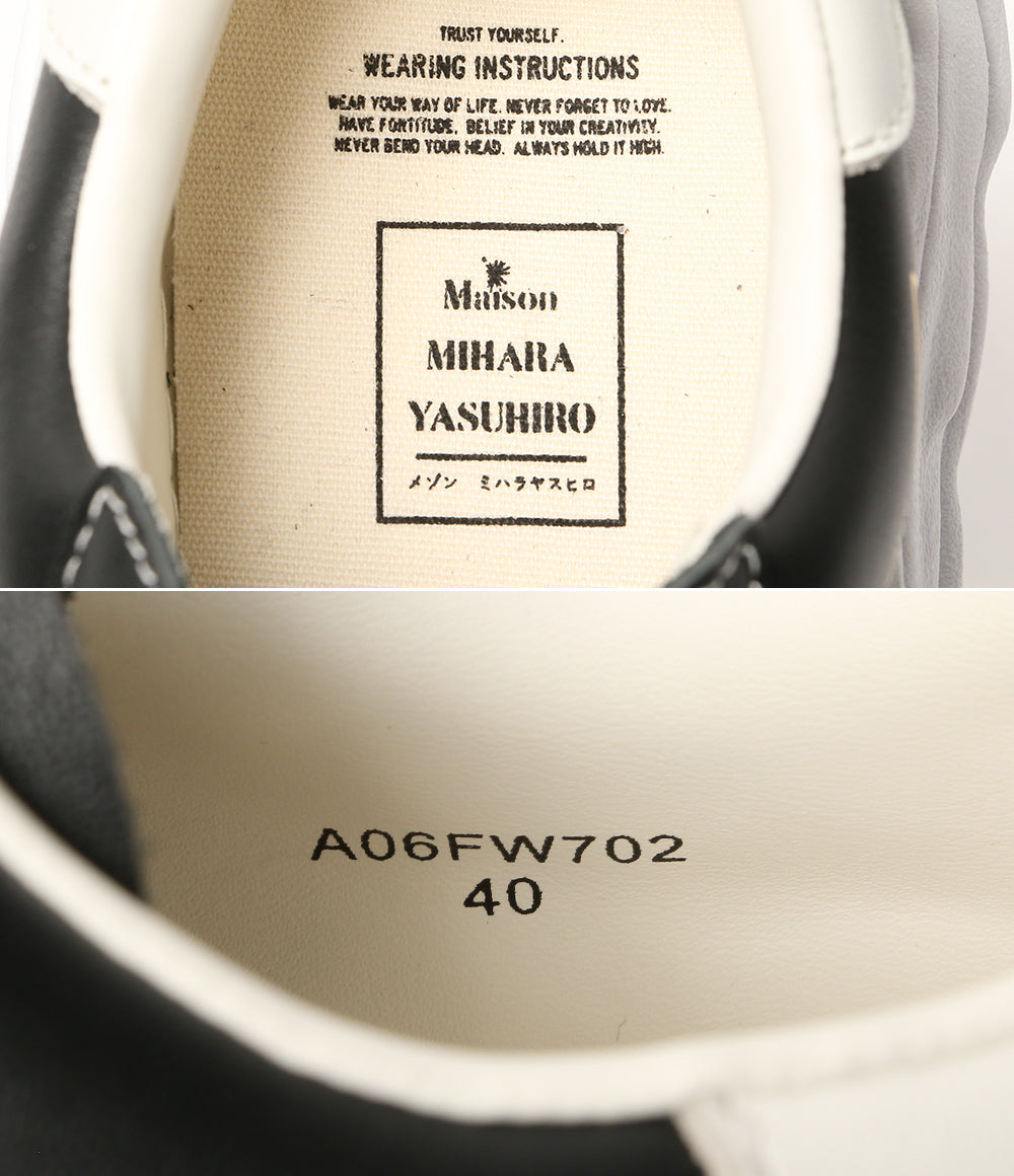 美品 Maison MIHARA YASUHIRO スニーカー Blakey OG Sole Canvas Low A06FW702 メンズ SIZE 40 メゾン ミハラヤスヒロ