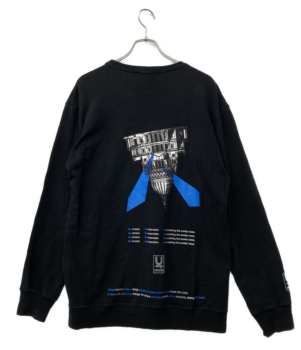 UNDERCOVER スウェットシャツ ブラック UCW9805 THE ACID SOUP メンズ SIZE 4 アンダーカバー