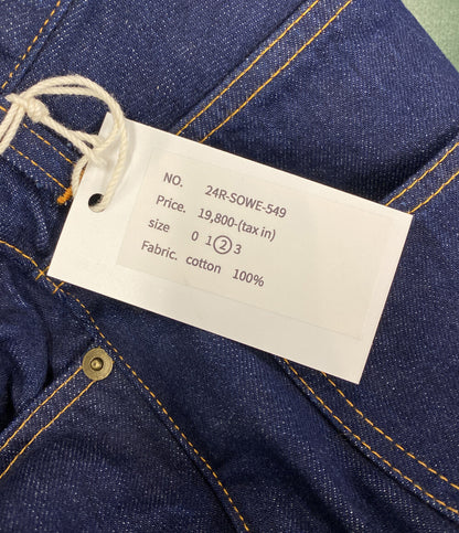 美品 sowell ソウェル デニムパンツ ワイドデニム インディゴ メンズ SIZE L