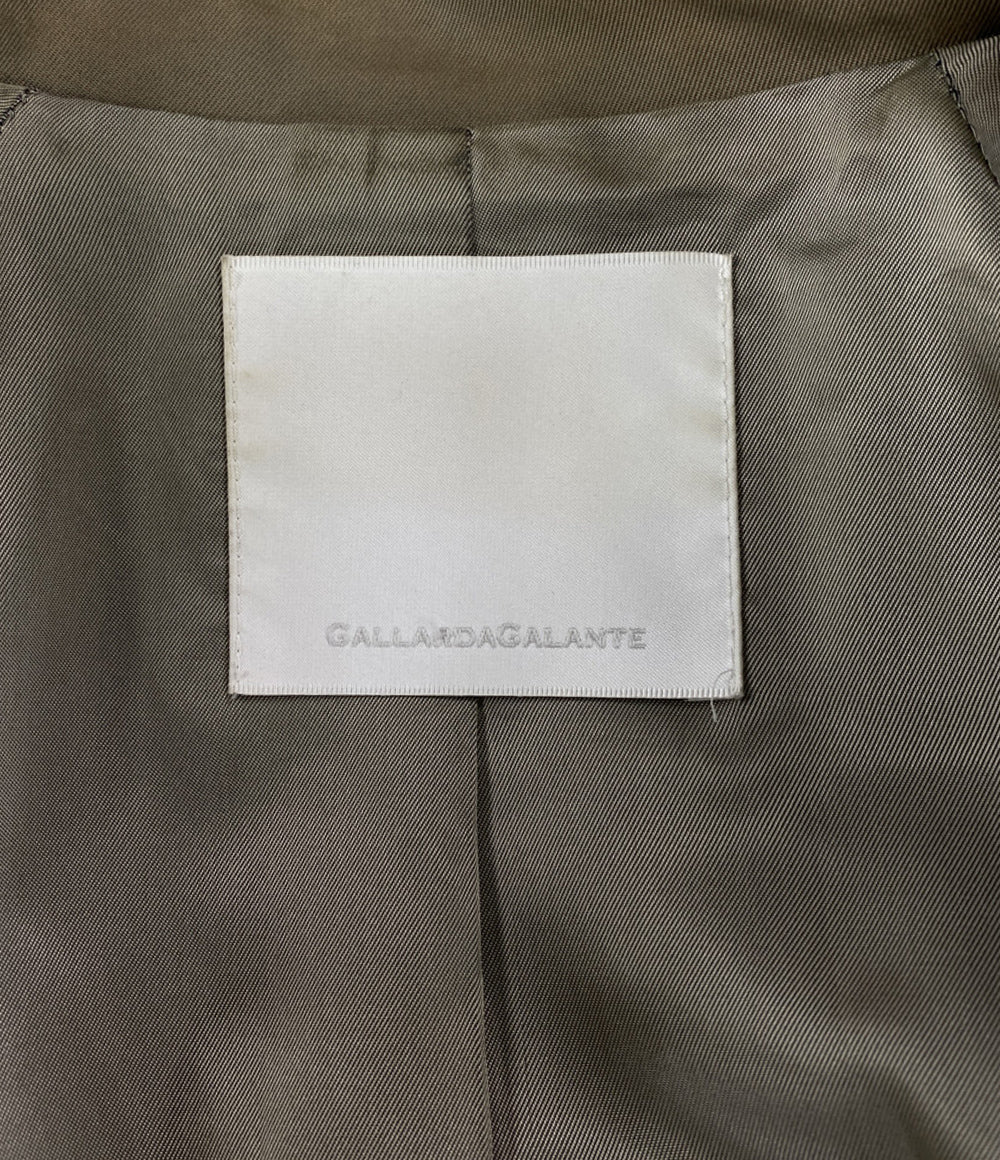 GALLARDAGALANTE タイロッケンラップコート 玉虫色 レディース SIZE F ガリャルダガランテ