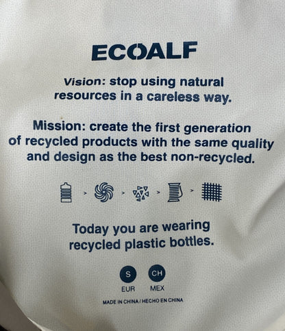 ECOALF 中綿ジャケット フード WITNEY JACKET WOMAN レディース SIZE S エコアルフ