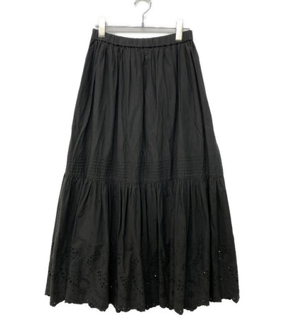 Spick&Span スピック＆スパン スカート エンブロイダリーレース ブラック 23-060-200-9036-3 レディース SIZE 38