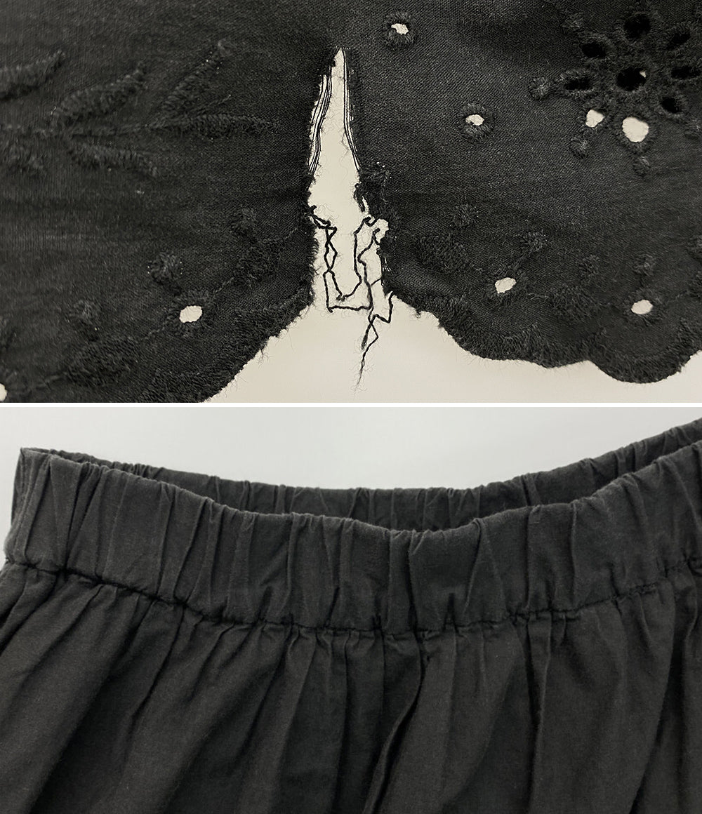 Spick&Span スピック＆スパン スカート エンブロイダリーレース ブラック 23-060-200-9036-3 レディース SIZE 38