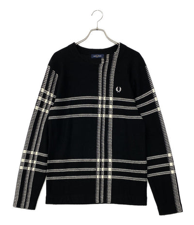 FRED PERRY クルーネックニット メンズ SIZE S フレッドペリー