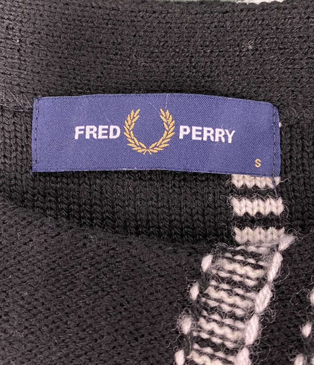 FRED PERRY クルーネックニット メンズ SIZE S フレッドペリー