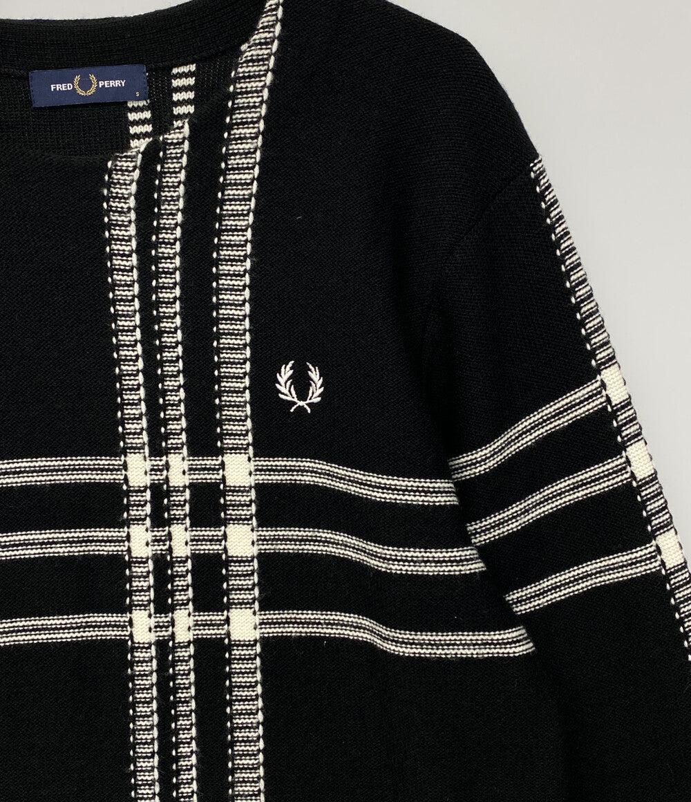 FRED PERRY クルーネックニット メンズ SIZE S フレッドペリー