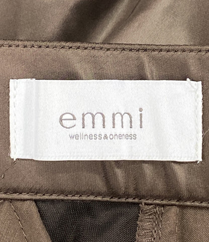 emmi エミ カーゴパンツ サテン ブラウン レディース SIZE 1