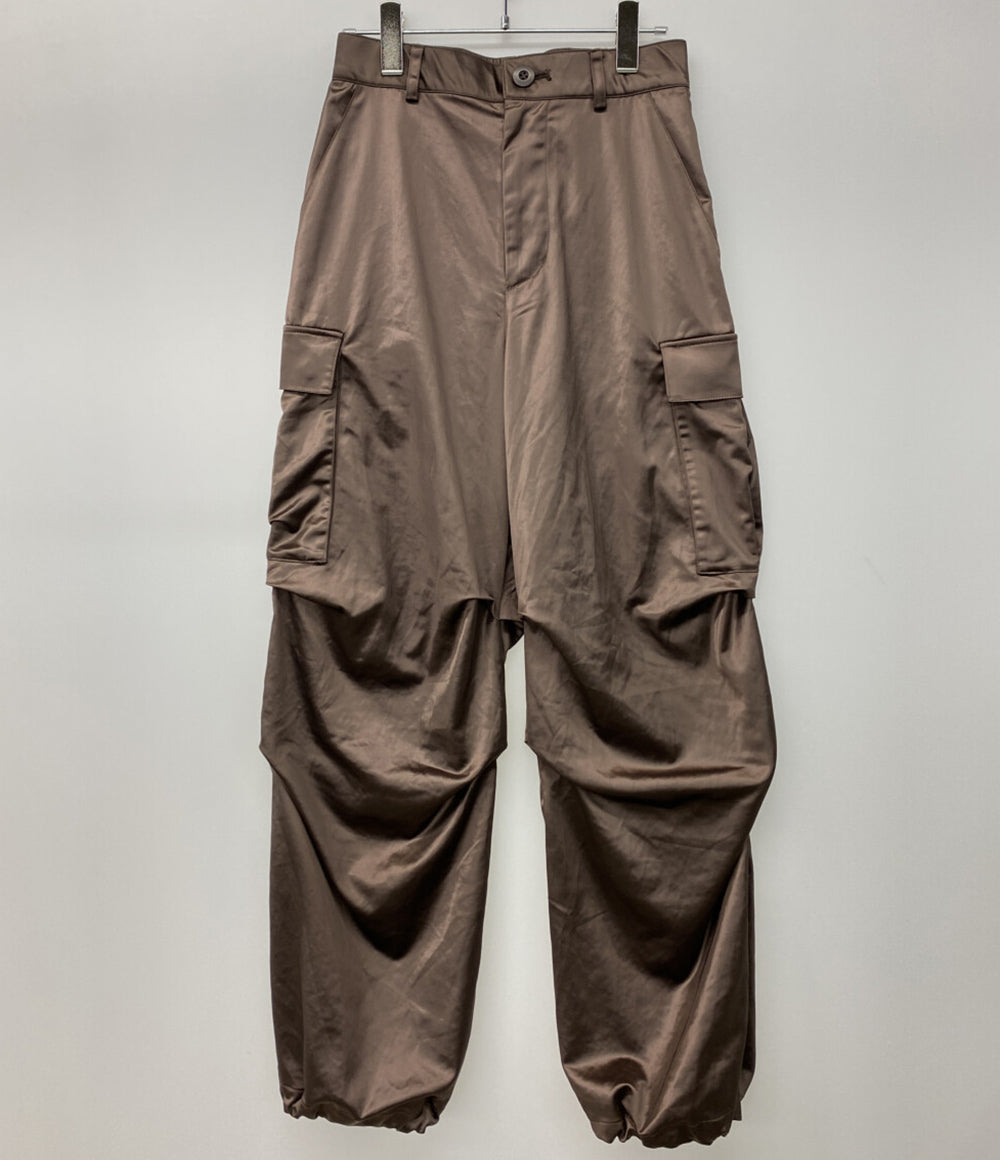 emmi エミ カーゴパンツ サテン ブラウン レディース SIZE 1