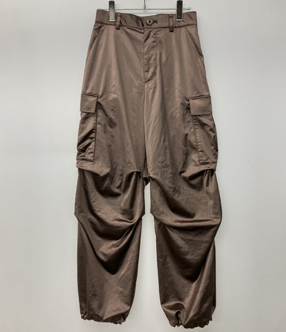emmi エミ カーゴパンツ サテン ブラウン レディース SIZE 1