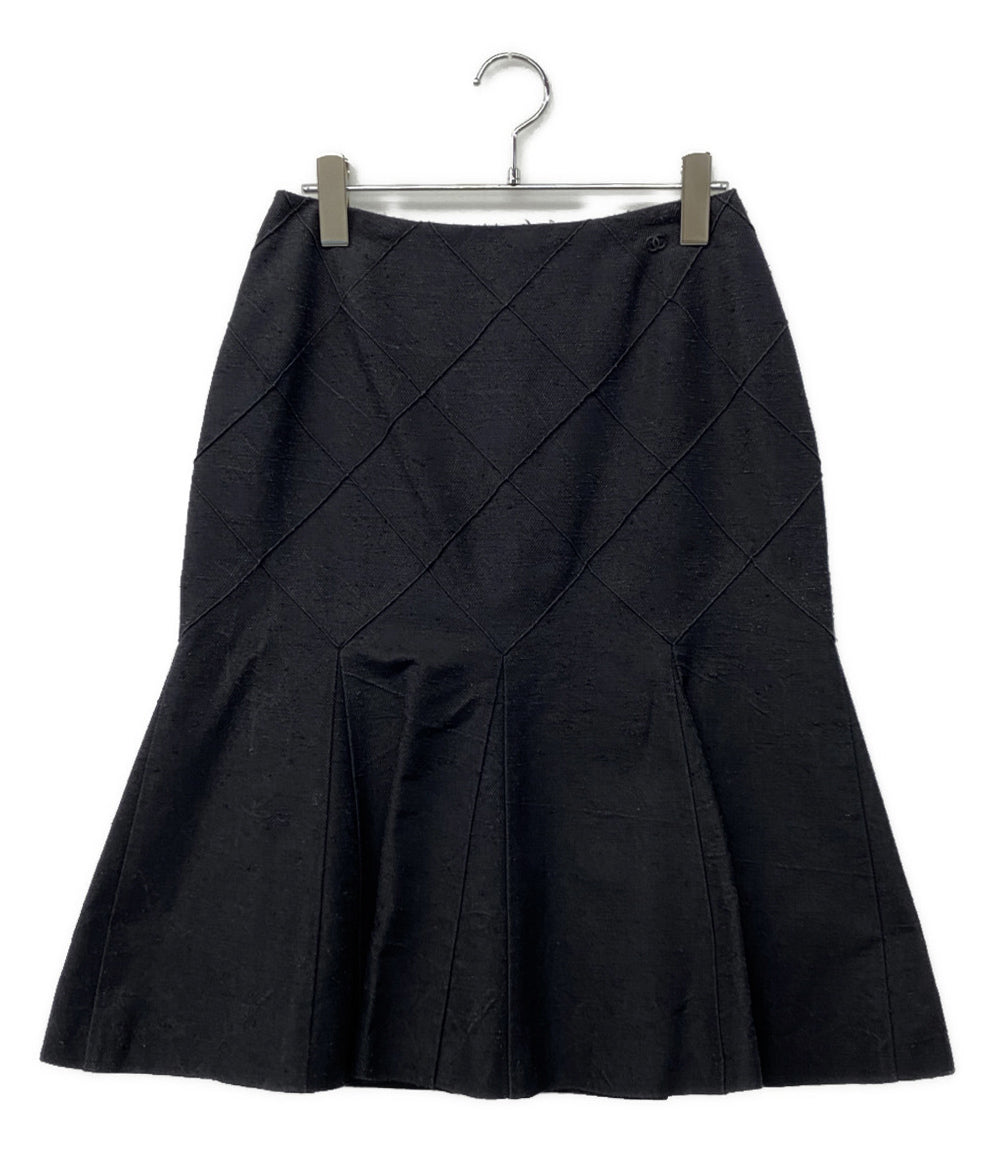 CHANEL シルクネップスカート ココマーク P28293V18140 レディース SIZE 36 シャネル