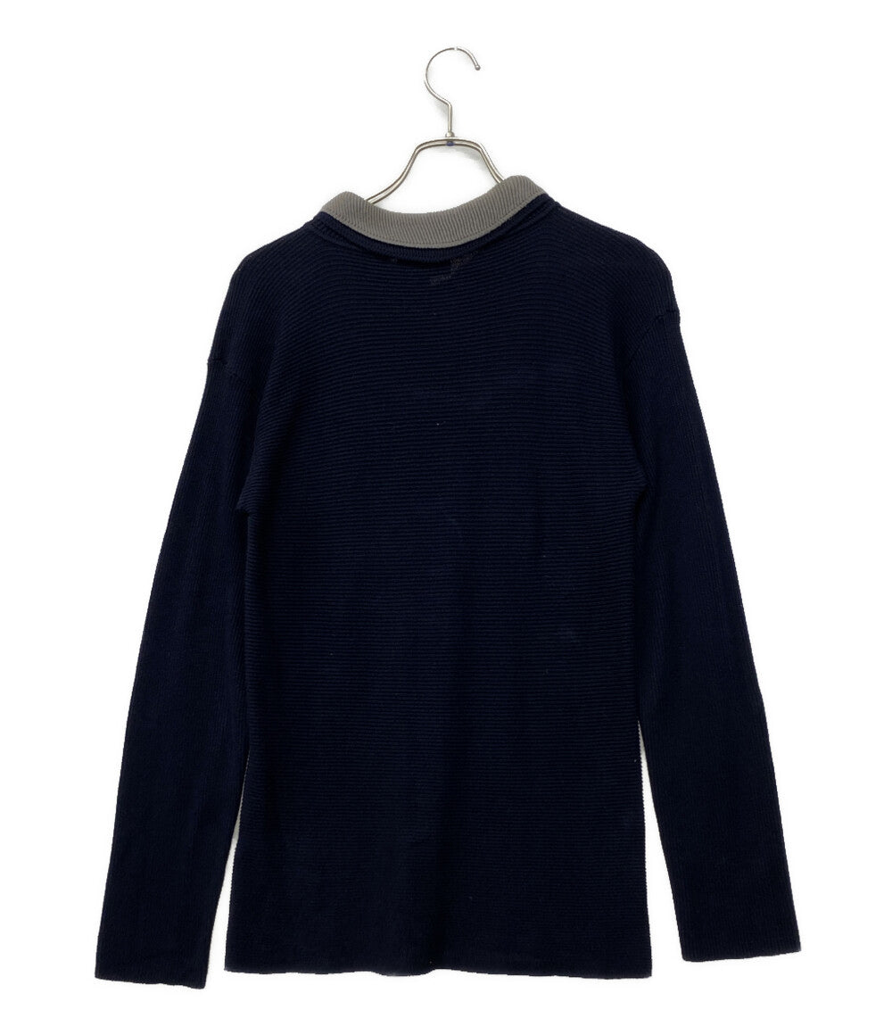 EMPORIO ARMANI コットンポロシャツ バイカラー メンズ SIZE 50 エンポリオ・アルマーニ