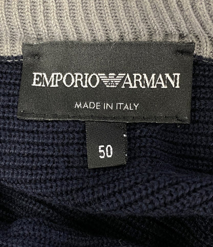 EMPORIO ARMANI コットンポロシャツ バイカラー メンズ SIZE 50 エンポリオ・アルマーニ