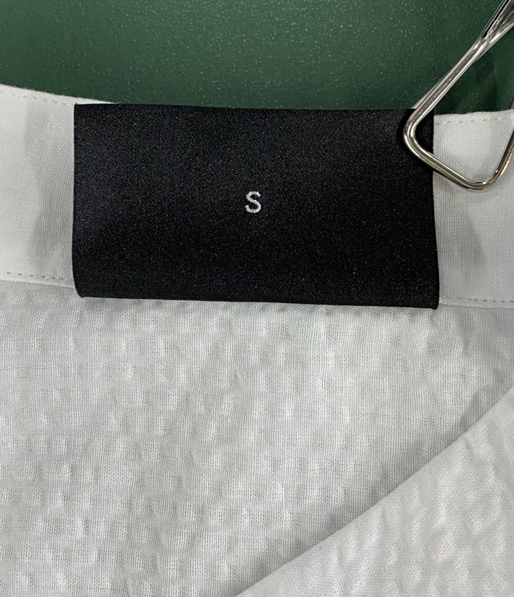 EMPORIO ARMANI 長袖シャツ ホワイト バンドカラー メンズ SIZE S エンポリオ・アルマーニ