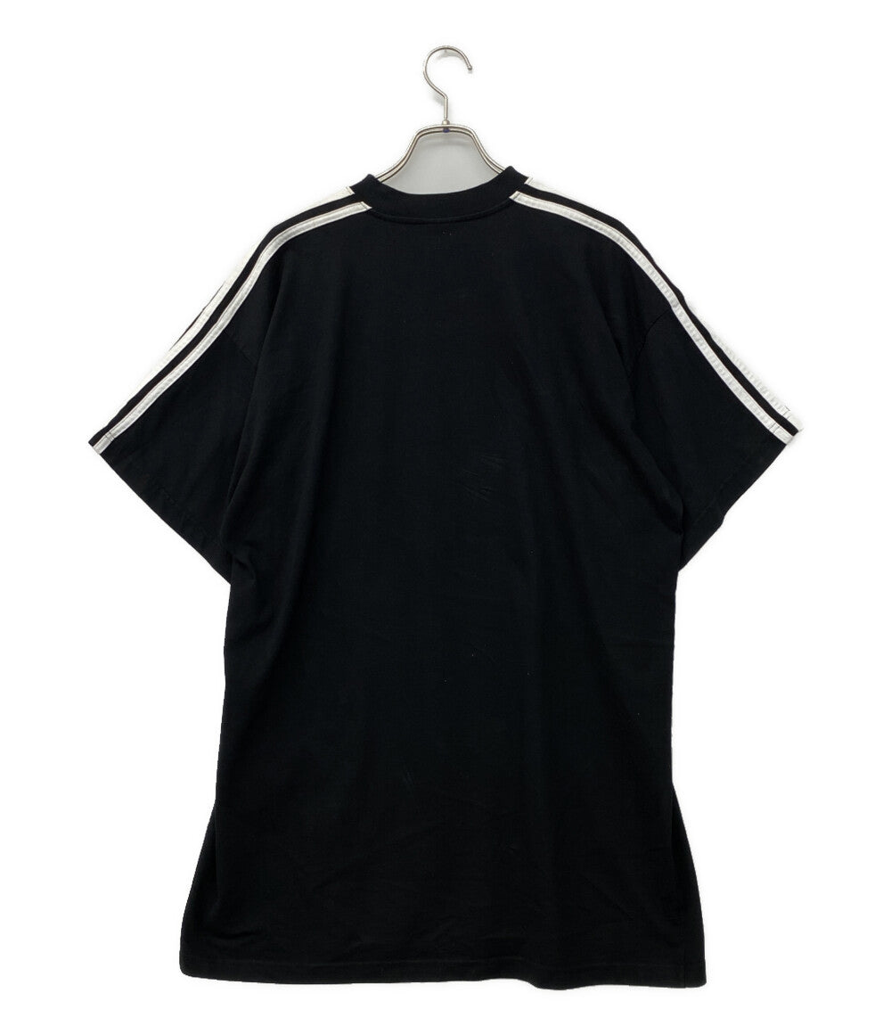BALENCIAGA×adidas アディダス 半袖Ｔシャツ ブラック 23SS メンズ SIZE L バレンシアガ