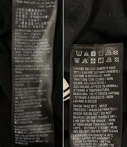 BALENCIAGA×adidas アディダス 半袖Ｔシャツ ブラック 23SS メンズ SIZE L バレンシアガ