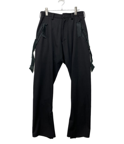 sulvam パンツ スラックス ブラック SR-P03-100 23SS メンズ SIZE M サルバム