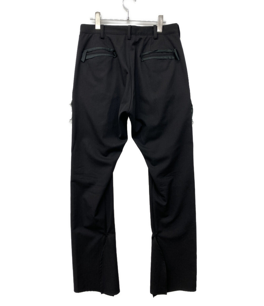 sulvam パンツ スラックス ブラック SR-P03-100 23SS メンズ SIZE M サルバム