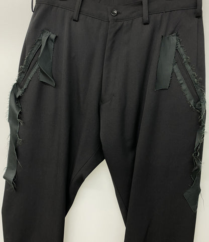 sulvam パンツ スラックス ブラック SR-P03-100 23SS メンズ SIZE M サルバム