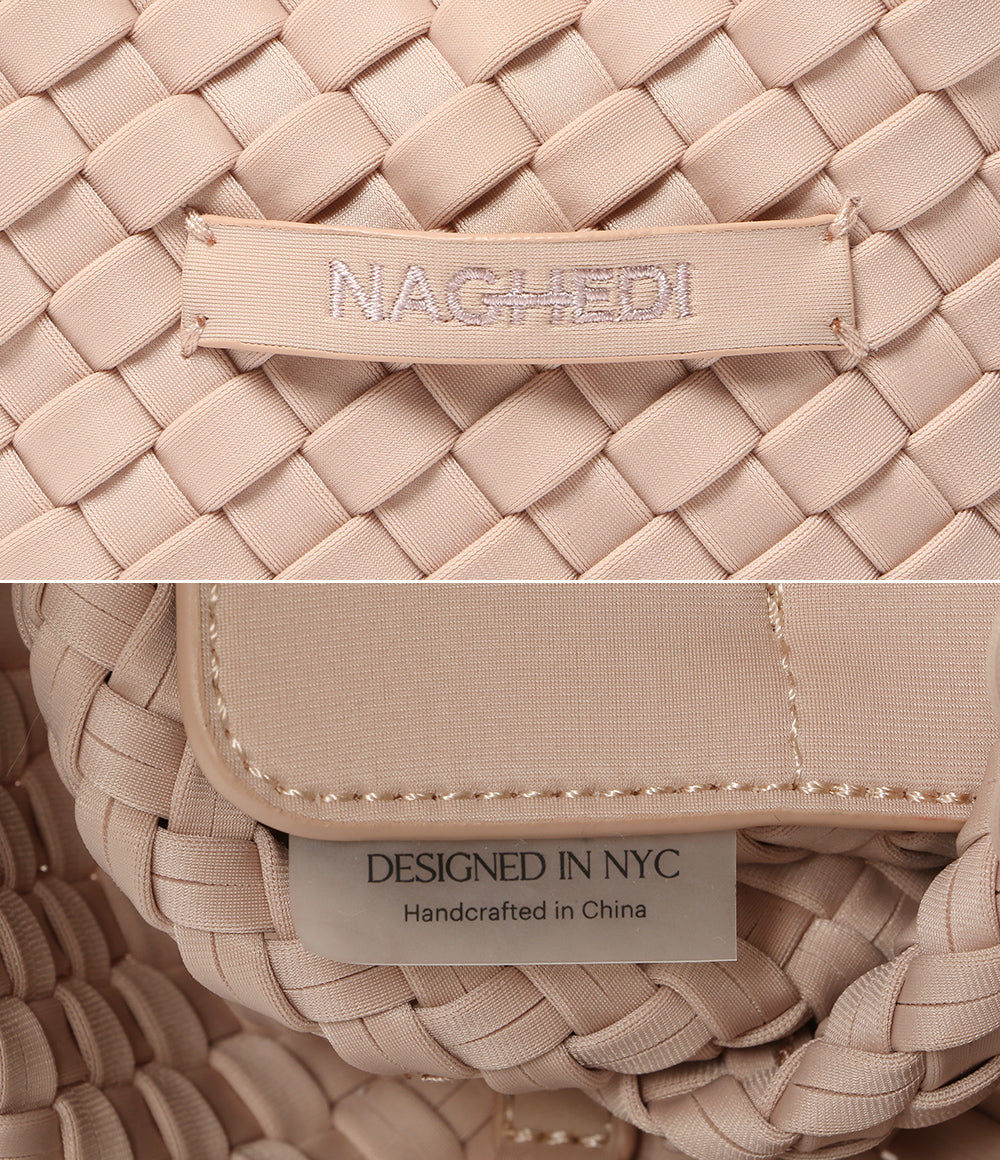 NAGHEDI ナゲディ ショルダーバッグ St.Barths petit ピンクベージュ レディース