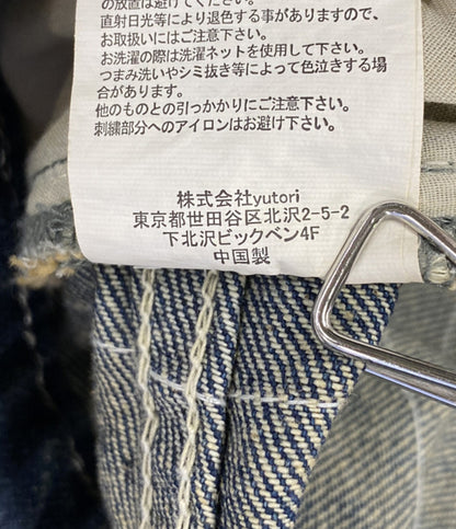 美品 BLESSU ブレスユー デニムパンツ ストライプ BU0140 メンズ SIZE M