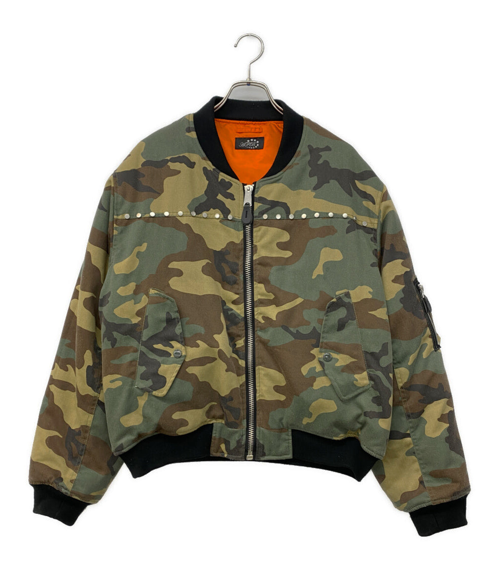 AFB エーエフビー ジャケット PUFFER STUDDED BOMBER メンズ SIZE M