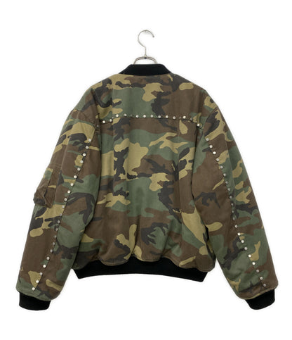 AFB エーエフビー ジャケット PUFFER STUDDED BOMBER メンズ SIZE M