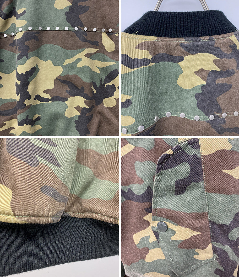 AFB エーエフビー ジャケット PUFFER STUDDED BOMBER メンズ SIZE M