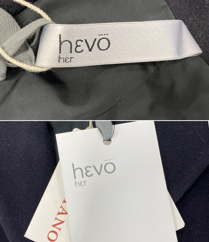 hevo ウールチェスターコート パッチポケット レディース SIZE 38 イーヴォ