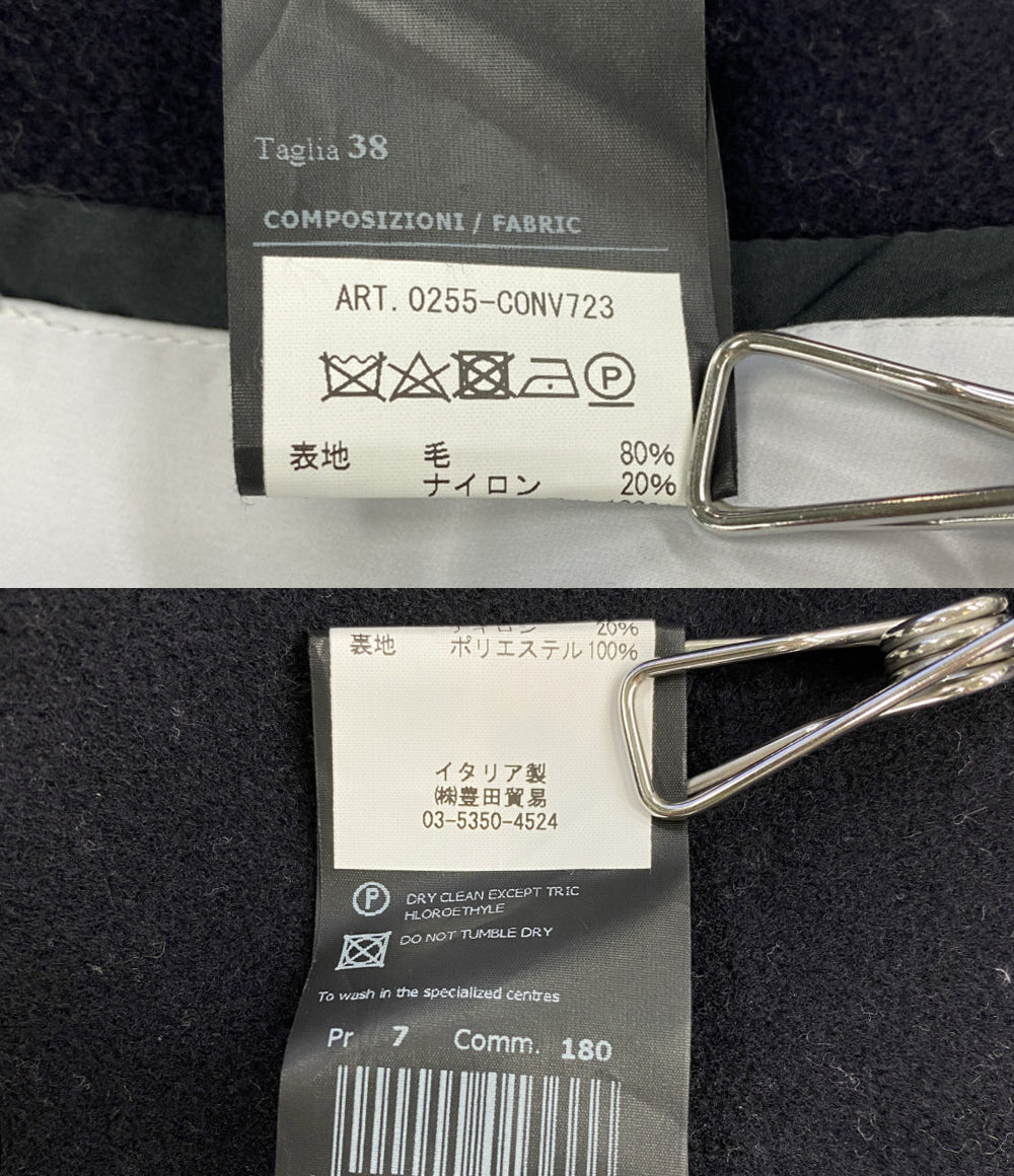 hevo ウールチェスターコート パッチポケット レディース SIZE 38 イーヴォ