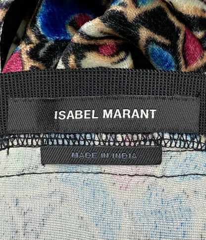 ISABEL MARANT 総柄ベロアフレアスカート レディース SIZE 38 イザベルマラン
