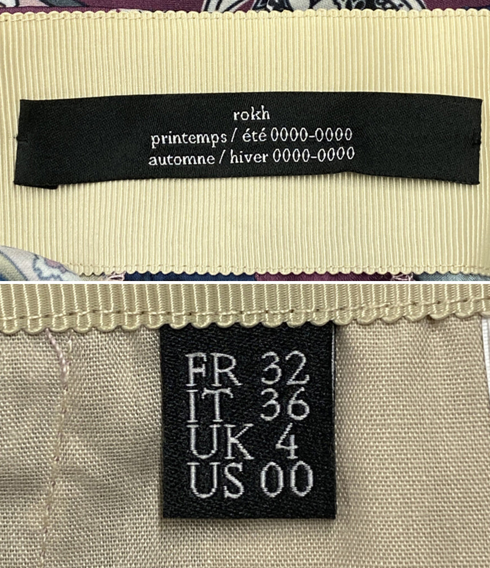 rokh ロク パンツ ロングトラウザー ペイズリー柄 レディース SIZE FR32