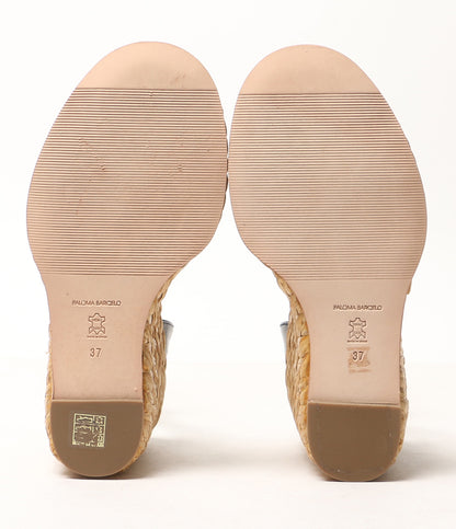PALOMA BARCELO サンダル ブラック ALES 652393 レディース SIZE 37 パロマバルセロ