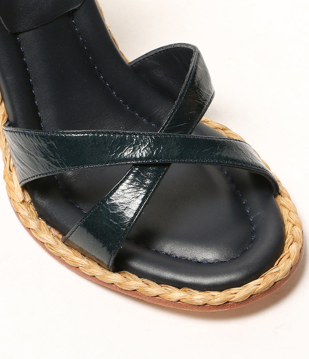 PALOMA BARCELO サンダル ブラック ALES 652393 レディース SIZE 37 パロマバルセロ