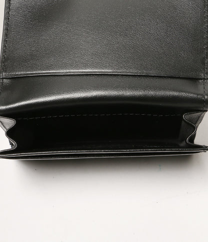 美品 PAUL SMITH カードケース ブラック 873920 BPS653 牛革 メンズ ポール・スミス