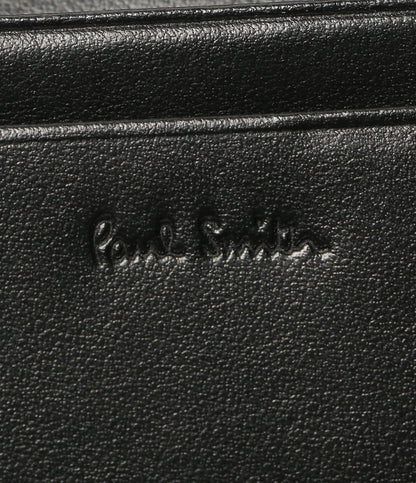 美品 PAUL SMITH カードケース ブラック 873920 BPS653 牛革 メンズ ポール・スミス