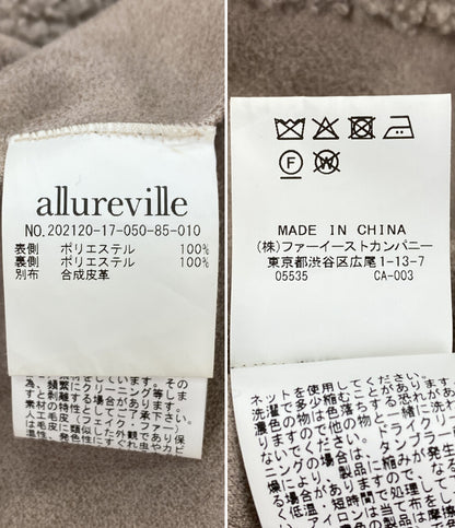 allureville アルアバイル コート ボア 202120-17-050-85-010 レディース SIZE 1