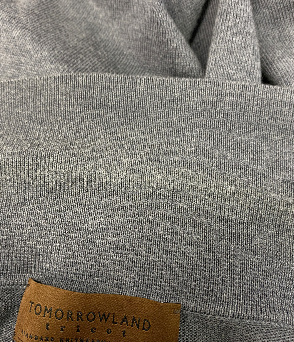 TOMORROWLAND ポロシャツ コットン シルク グレー 61-02-12-02002 メンズ SIZE S トゥモローランド