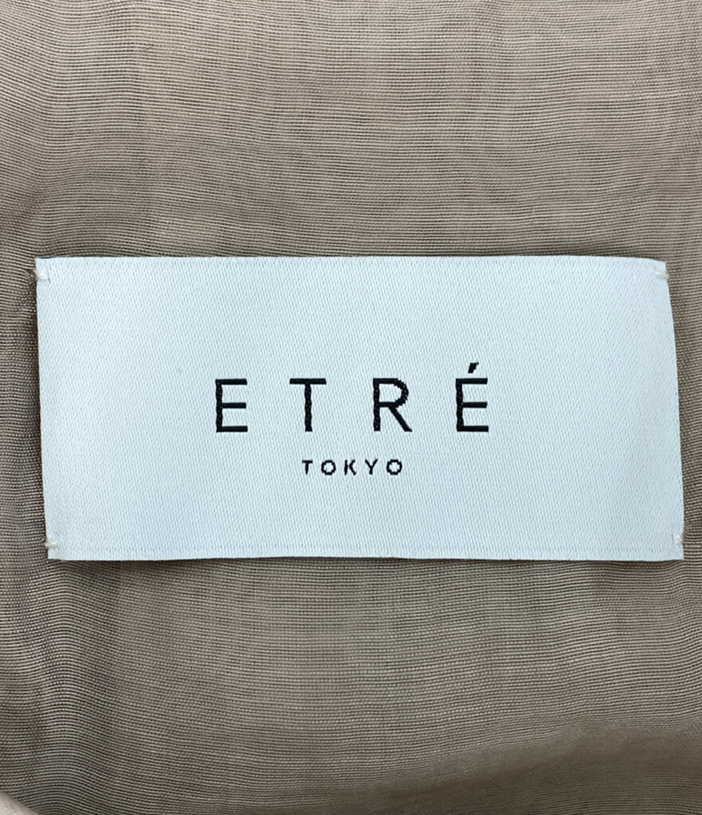 美品 ETRE TOKYO エトレトウキョウ レーヨン混リヨセルトレンチコート レディース SIZE S