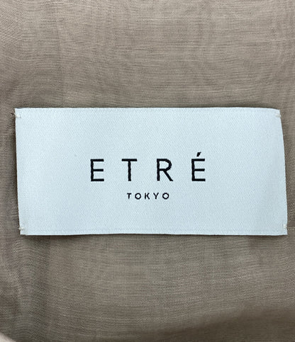 美品 ETRE TOKYO エトレトウキョウ レーヨン混リヨセルトレンチコート レディース SIZE S