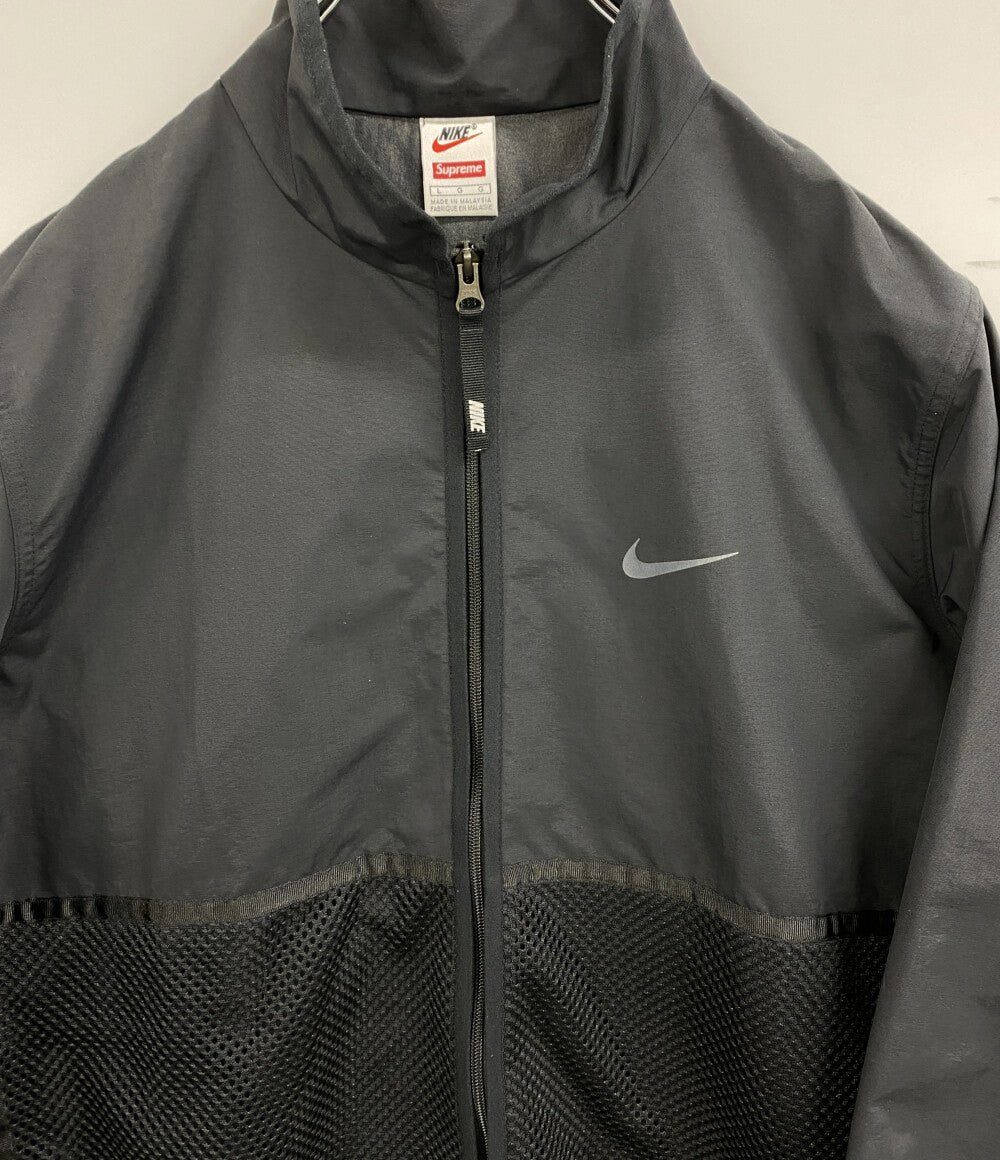NIKE×Supreme シュプリーム トレイルランニング ジップアップナイロンジャケット 921635-010 メンズ SIZE L ナイキ