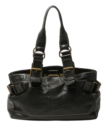 VIVIENNE WESTWOOD トートバッグ アコード ブラック オーブ型押し レザー レディース ヴィヴィアンウエストウッド