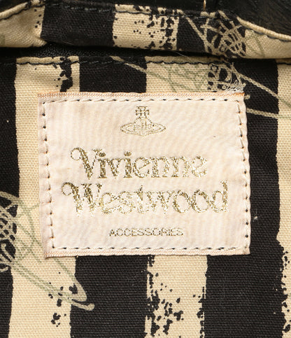 VIVIENNE WESTWOOD トートバッグ アコード ブラック オーブ型押し レザー レディース ヴィヴィアンウエストウッド