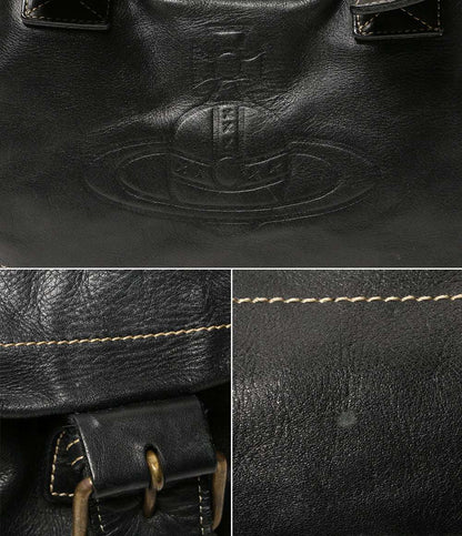 VIVIENNE WESTWOOD トートバッグ アコード ブラック オーブ型押し レザー レディース ヴィヴィアンウエストウッド