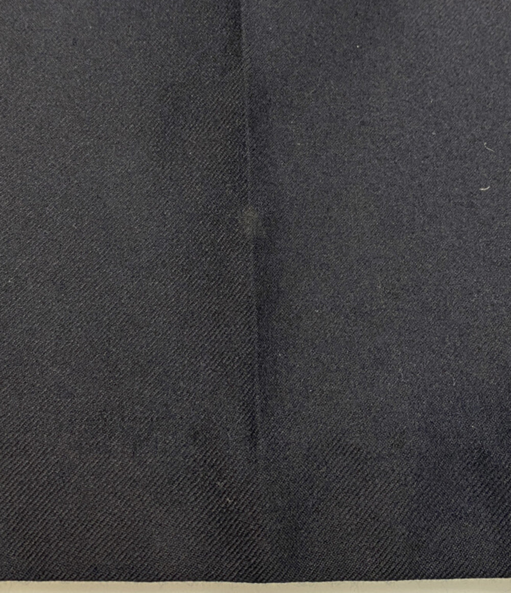 DRIES VAN NOTEN パンツ ネイビー ウール ワイド レディース SIZE 34 ドリスヴァンノッテン