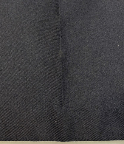 DRIES VAN NOTEN パンツ ネイビー ウール ワイド レディース SIZE 34 ドリスヴァンノッテン