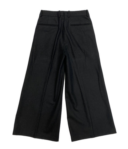 DRIES VAN NOTEN パンツ ブラック ウール ワイド 71-04-14-04012 レディース SIZE 34 ドリスヴァンノッテン