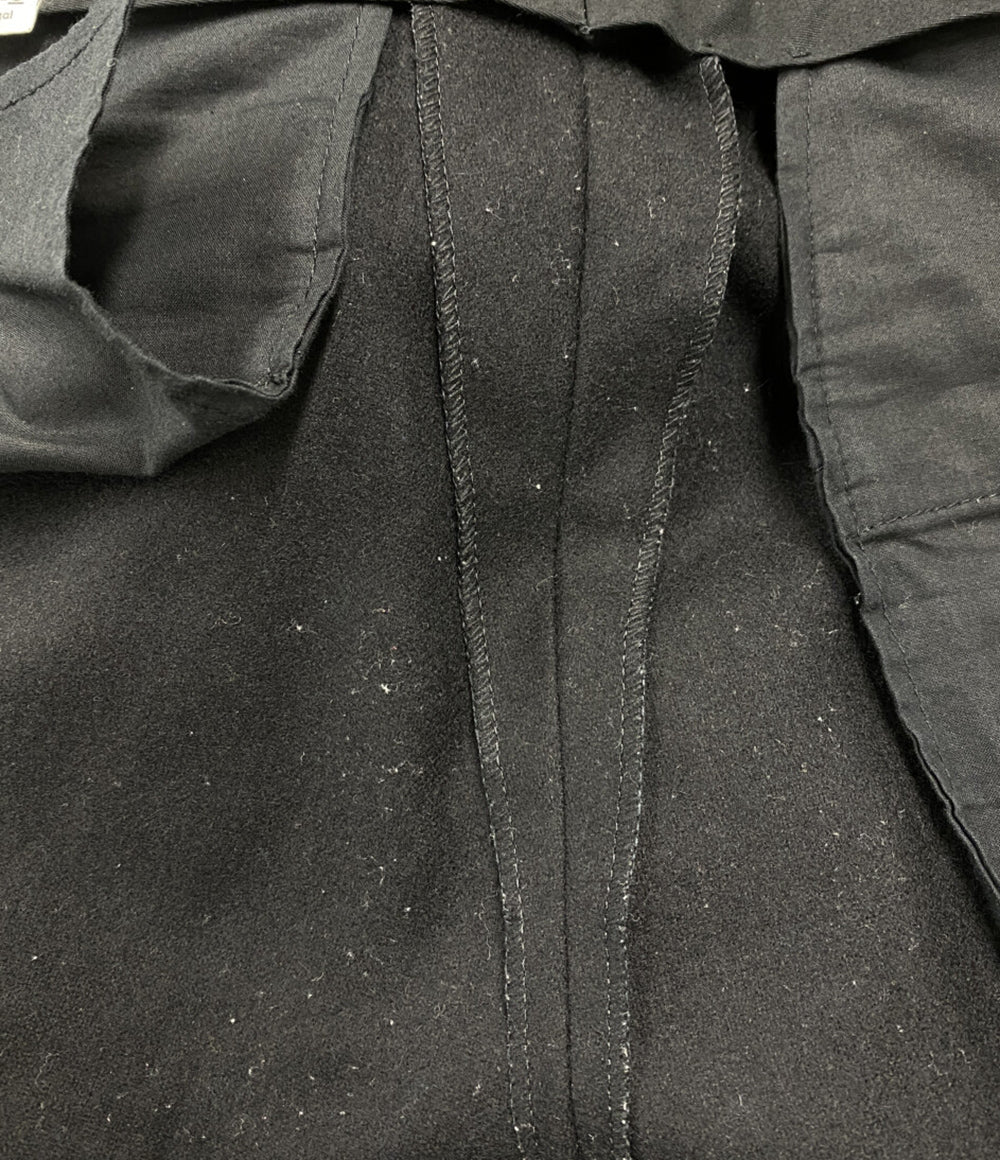 DRIES VAN NOTEN パンツ ブラック ウール ワイド 71-04-14-04012 レディース SIZE 34 ドリスヴァンノッテン